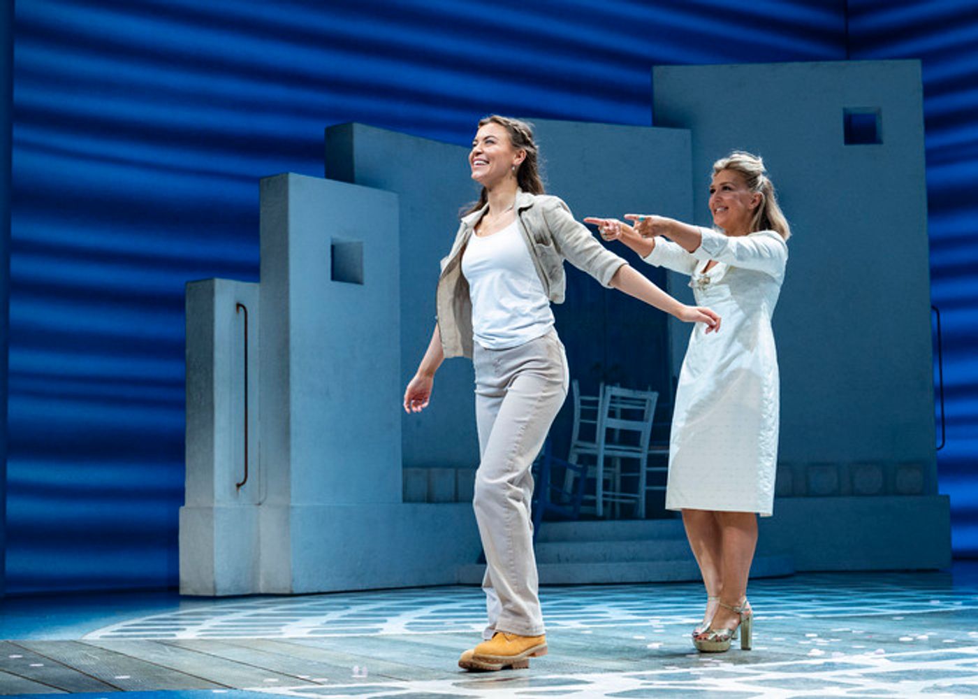 Photos: MAMMIA MIA! I HAVE A DREAM Winners Stevie Doc and Tobias Turley Join MAMMA MIA! in London  Image