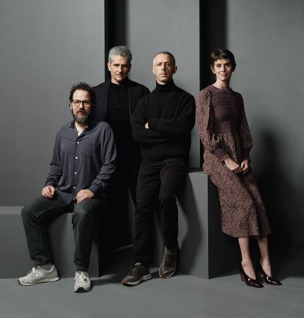 Sam Gold, Michael Imperioli, Jeremy Strong, Amy Herzog Photo