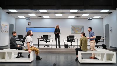 2. Haskell King, John Lavelle, Christine Lahti, Renata Friedman and Hadi Tabbal Photo