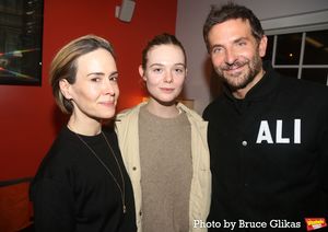 Sarah Paulson, Elle Fanning and Bradley Cooper @ BroadwayWorld Sarah Paulson, Elle Fanning and Bradley Cooper Photo
