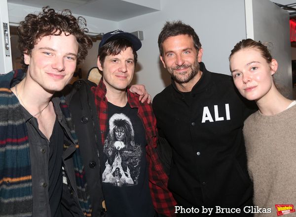 Graham Campbell, Michael Esper, Bradley Cooper and Elle Fanning Photo
