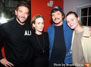 Bradley Cooper, Sarah Paulson, Pedro Pascal and Elle Fanning @ BroadwayWorld Bradley Cooper, Sarah Paulson, Pedro Pascal and Elle Fanning Photo