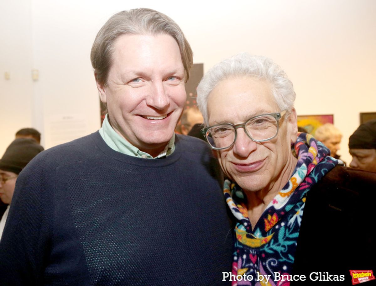 Adam Norris and Harvey Fierstein at 