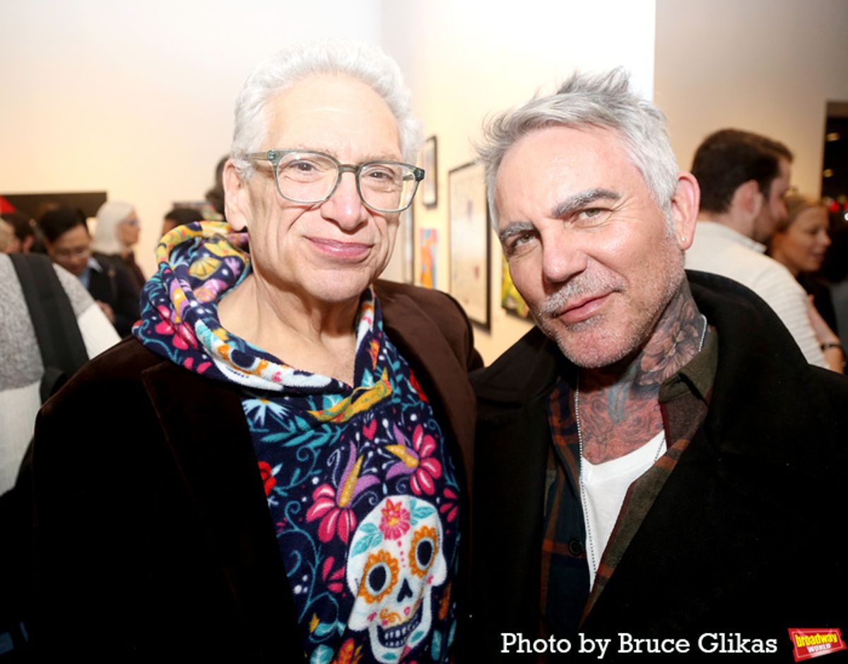 Harvey Fierstein and Brandon Liberati at 