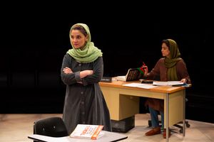 Tara Grammy and Pooya Mohseni in The Old Globe’s production of English Photo