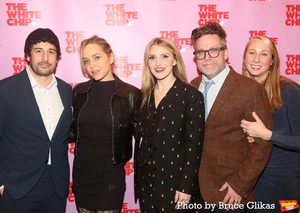 Producer Jason Biggs, Jenny Mollen, Producer Annaleigh Ashford, Playwright Sean Danie Photo
