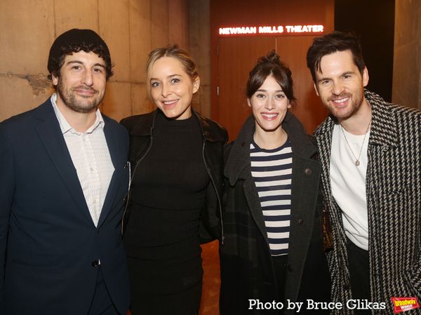 Producer Jason Biggs, Jenny Mollen, Lizzie Caplan and Tom Riley Photo