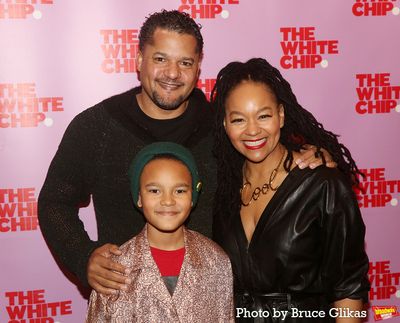 Brandon J. Dirden, Chase Ari Dirden and Crystal Dickinson Photo