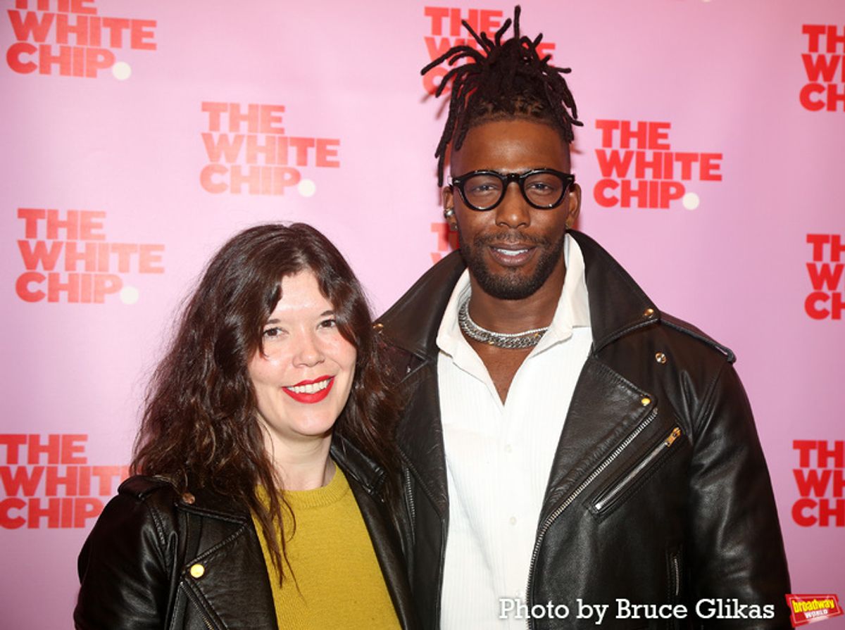 Lighting Designer Abigail Hoke-Brady and Costume Designer Devario Simmons at 