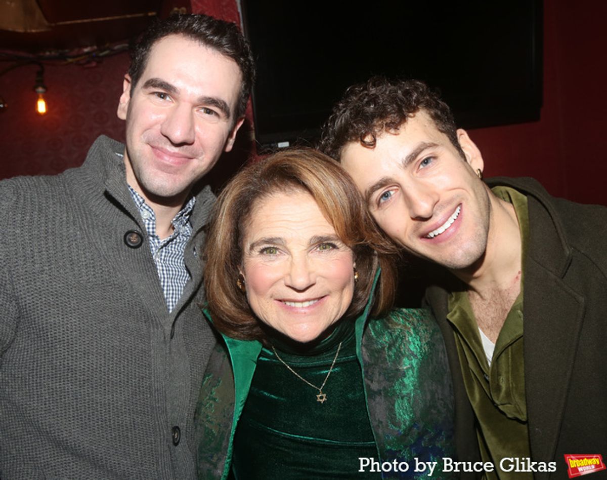 Zal Owen, Tovah Feldshuh and Danny Kornfeld at 