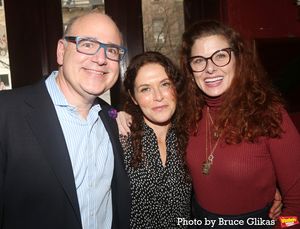 Jon Lipitz, Director/Producer Amanda Lipitz and Debra Messing Photo