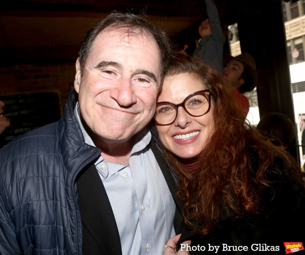 Richard Kind and Debra Messing at 
