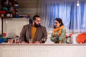 Owais Ahmed and Aila Ayilam Peck @ BroadwayWorld Owais Ahmed and Aila Ayilam Peck Photo
