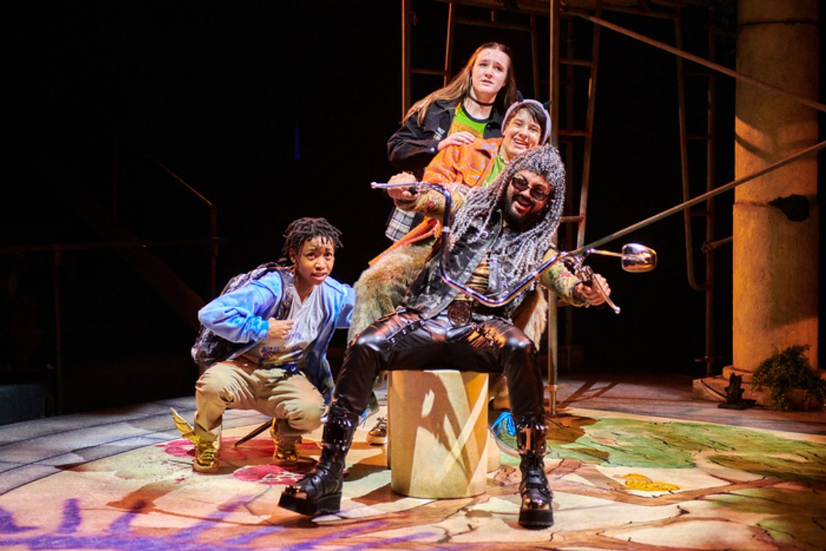 Jamey Feshold, Silver Anderson, Abram Nelson and Calleigh Mills at 