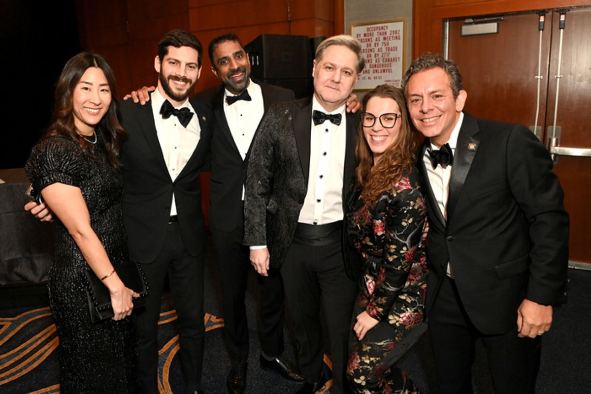 Grace Lee, Alex Bores, Vikrum Vishnubhakta, Michael Westwood, Danielle Bisordi and Tony Simone at 