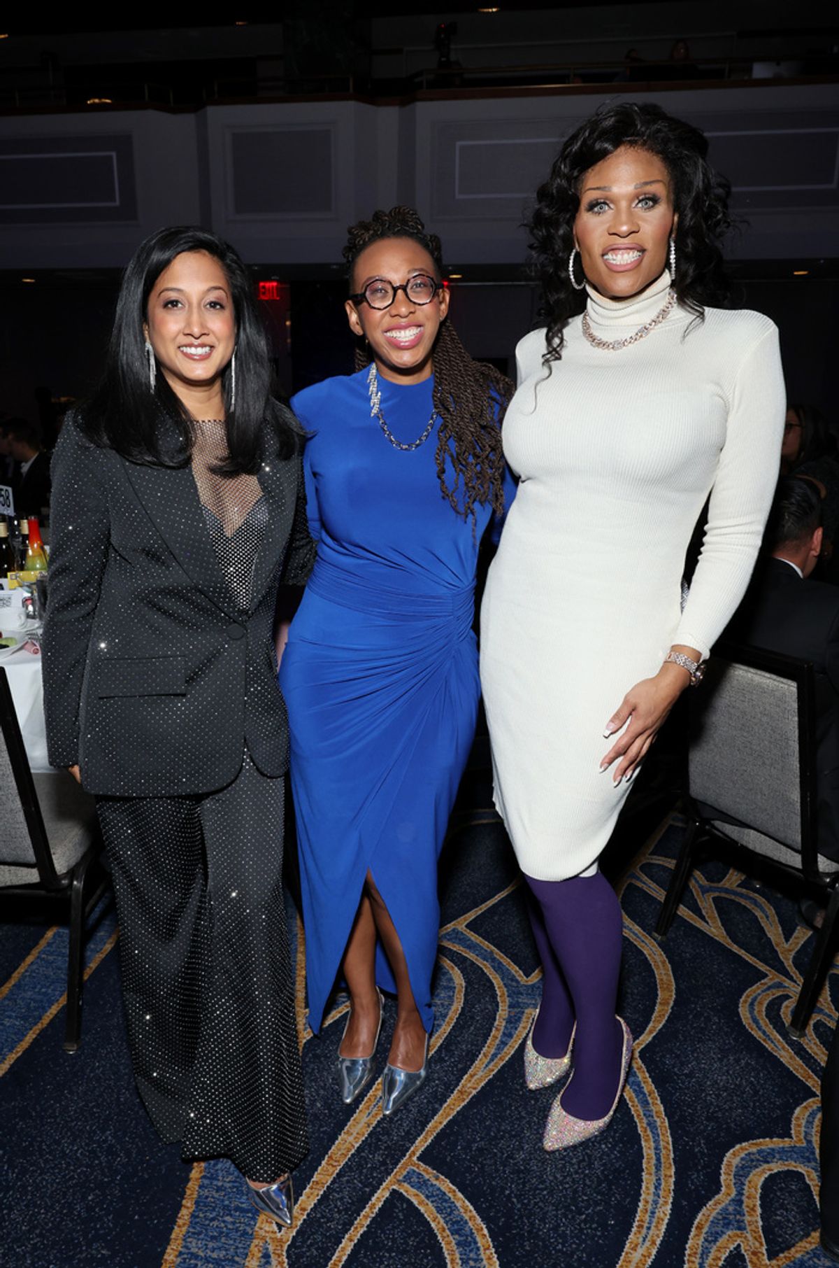 Becky George, Kelley Robinson and Peppermint at 