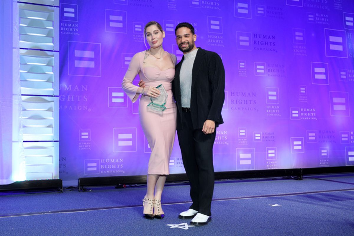 Trace Lysette and Johnny Sibilly at 