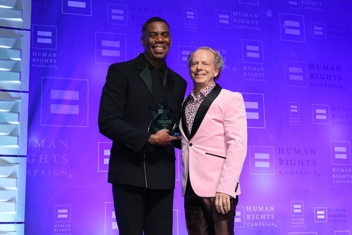 Colman Domingo and Bruce Cohen at 