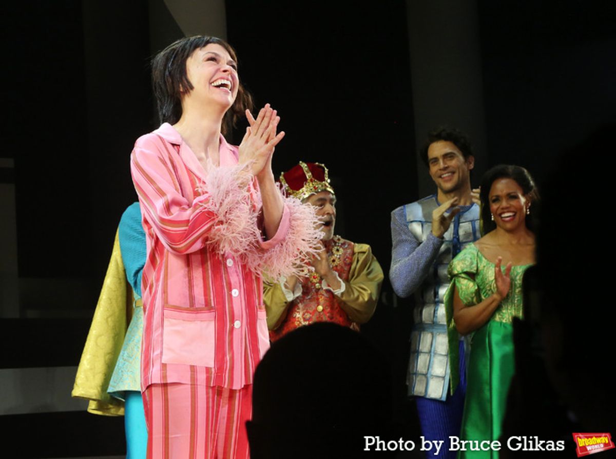 Sutton Foster, Paul Kreppel, Cheyenne Jackson and Nikki Renee Daniels at 