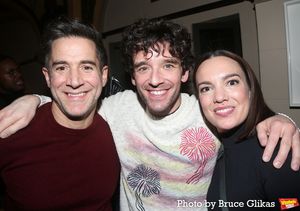 Associate Choreographer Matthew Steffens, Michael Urie and Kara Lindsay @ BroadwayWorld Associate Choreographer Matthew Steffens, Michael Urie and Kara Lindsay Photo
