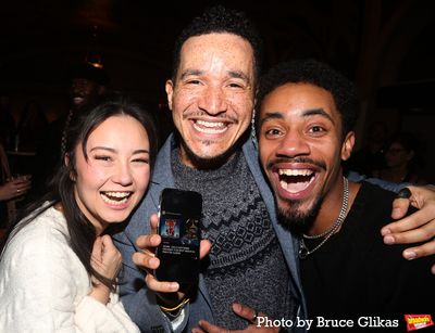 ''Some Like It Hot'' cast members Abby Matsusaka, Richard Riaz Yoder and Demarius Cop Photo