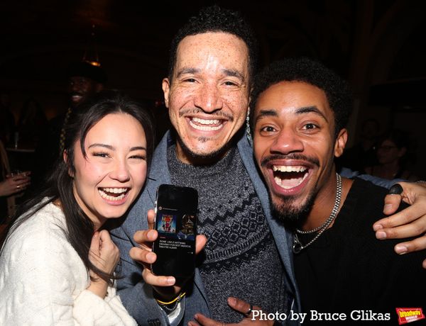 ''Some Like It Hot'' cast members Abby Matsusaka, Richard Riaz Yoder and Demarius Cop Photo