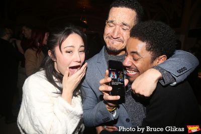 ''Some Like It Hot'' cast members Abby Matsusaka, Richard Riaz Yoder and Demarius Cop Photo