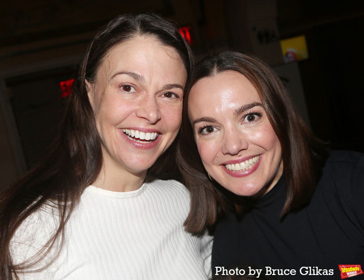Sutton Foster and Kara Lindsay at 