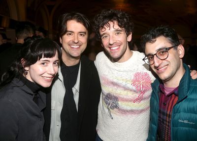 Talene Monahon, Sam Bolen, Michael Urie and Ryan J. Haddad Photo