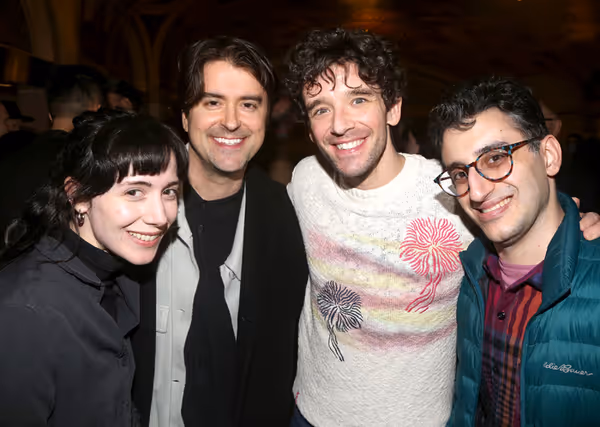 Talene Monahon, Sam Bolen, Michael Urie and Ryan J. Haddad Photo