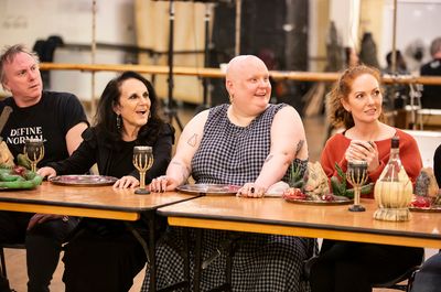 Sean Kingsley, Lesley Joseph, Sam Buttery, Kara Lane Photo