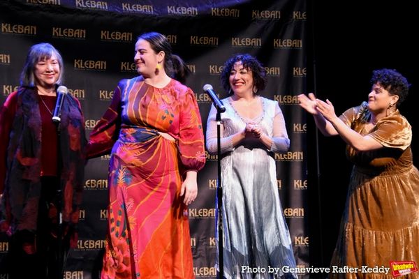 Lisa Loomer, Alexandra Crosby, Shadia Fairuz and Elisa Galindez Photo