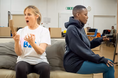 Mel Giedroyc, Gemma Knight Jones Photo