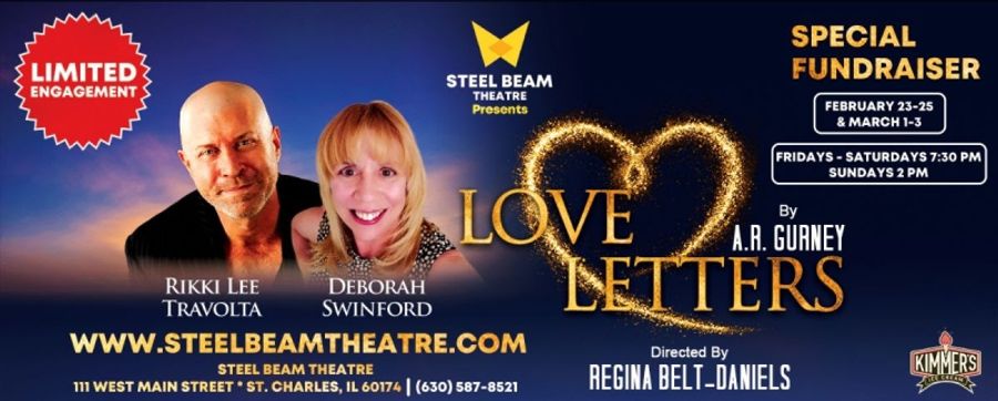 Rikki Lee Travolta & Deborah Swinford to Star in LOVE LETTERS at Steel Beam Theatre Image