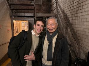 2. Danny Kornfeld and George Takei   Photo