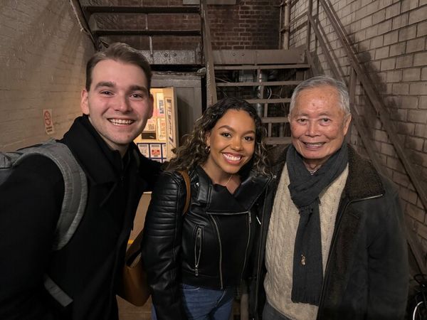 Matthew Mucha, Kyla Stone, George Takei  Photo