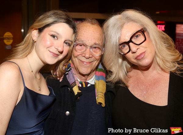 Phoebe Chaplin, Joel Grey and Daisy Prince Photo