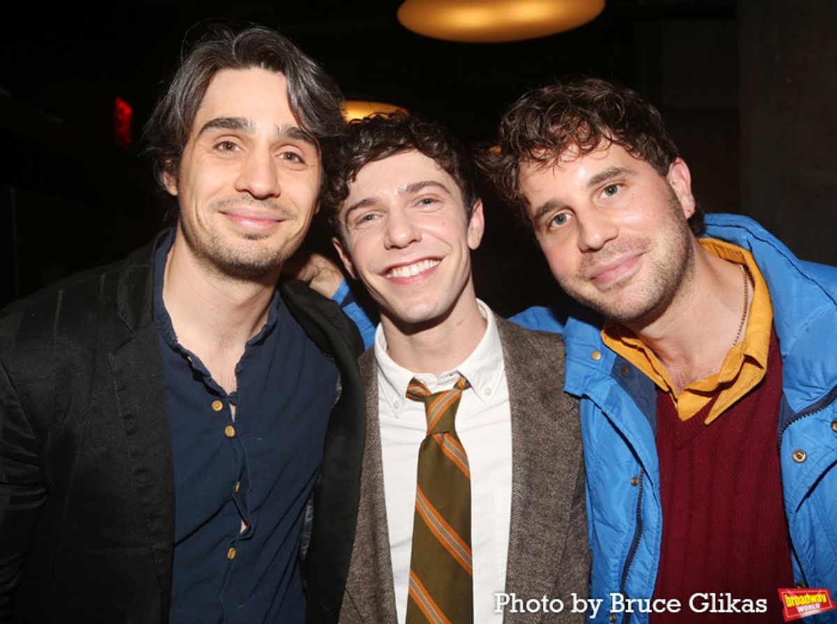 Bobby Conte, Ben Levi Ross and Ben Platt at 