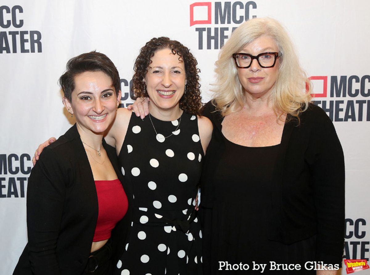 Assistant Stage Manager Kayla Uribe, Production Stage Manager Erin GioiaAlbrecht and Director Daisy Prince  at 