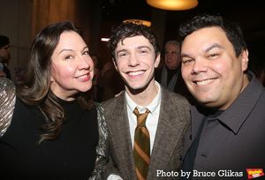 Kristen Anderson-Lopez, Ben Levi Ross and Bobby Lopez Photo