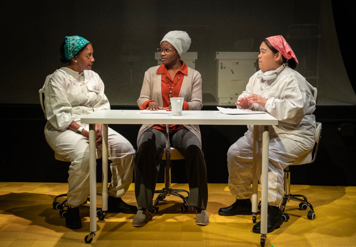 April Matthis, Nimene Wureh, and Carmen M. Herlihy at 