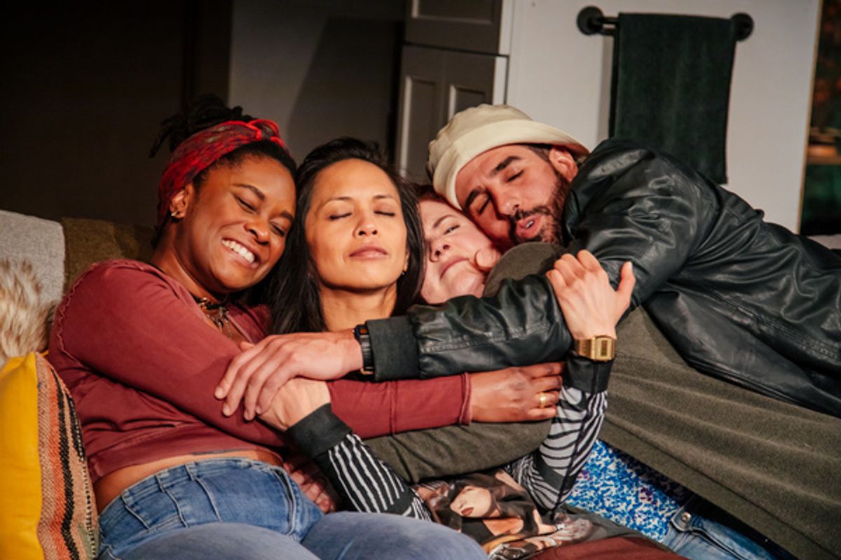 Kacie Rogers, Amielynn Abellera, Stefanie Black and Adrian Gonzalez   at 