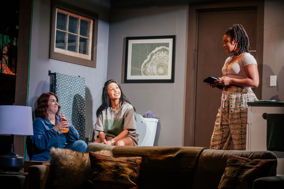 Stefanie Black, Amielynn Abellera, Kacie Rogers  at 