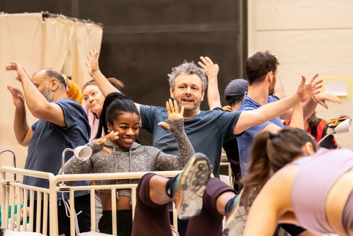 Michael Sheen, Sara Otung, and cast at 
