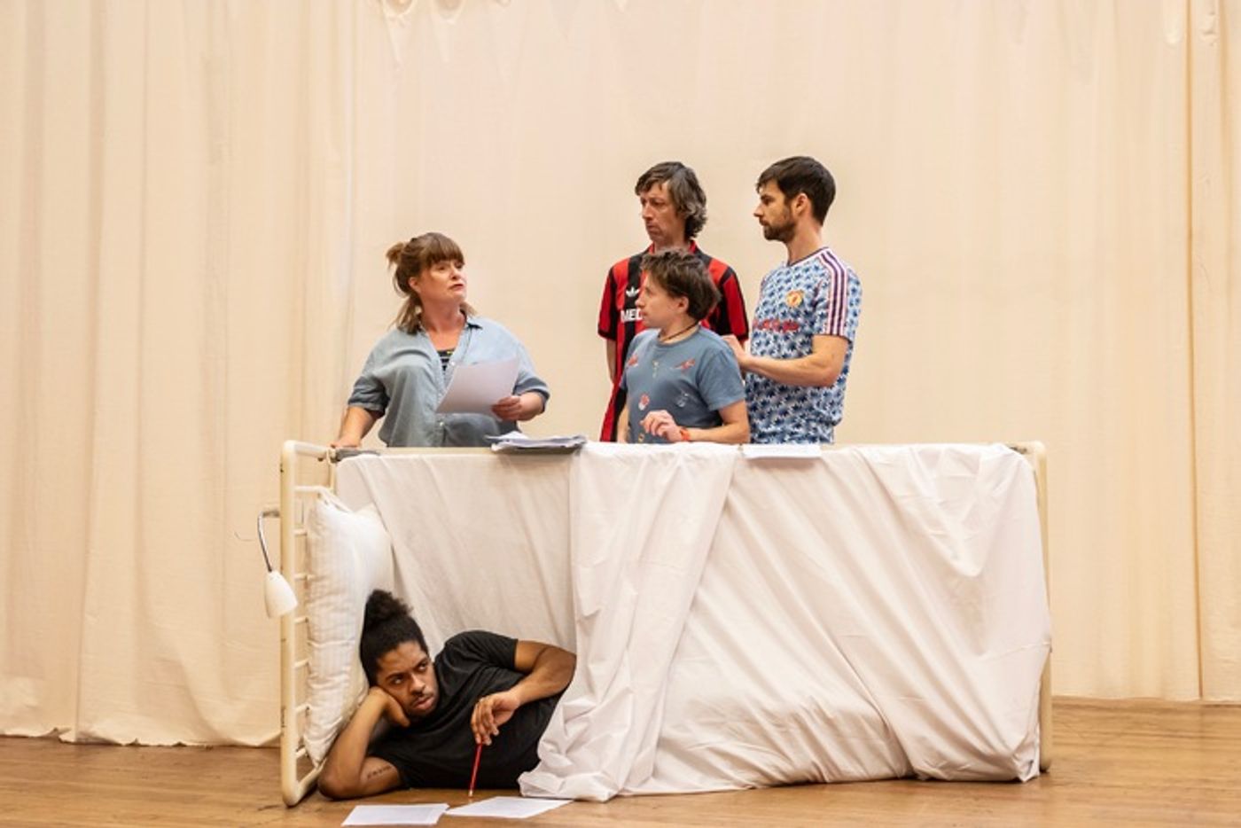 Photos: Inside Rehearsal For NYE at the National Theatre  Image
