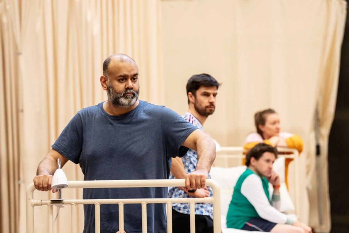 Tony Jayawardena,  Dyfan Dwyfor, Michael Keane at 