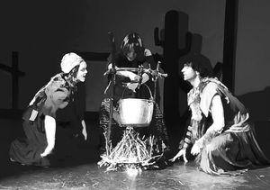 Sydney Holliday, Veron ca Baca and Joseph Boss  (The Witches)  Photo: Laura DePalo Photo