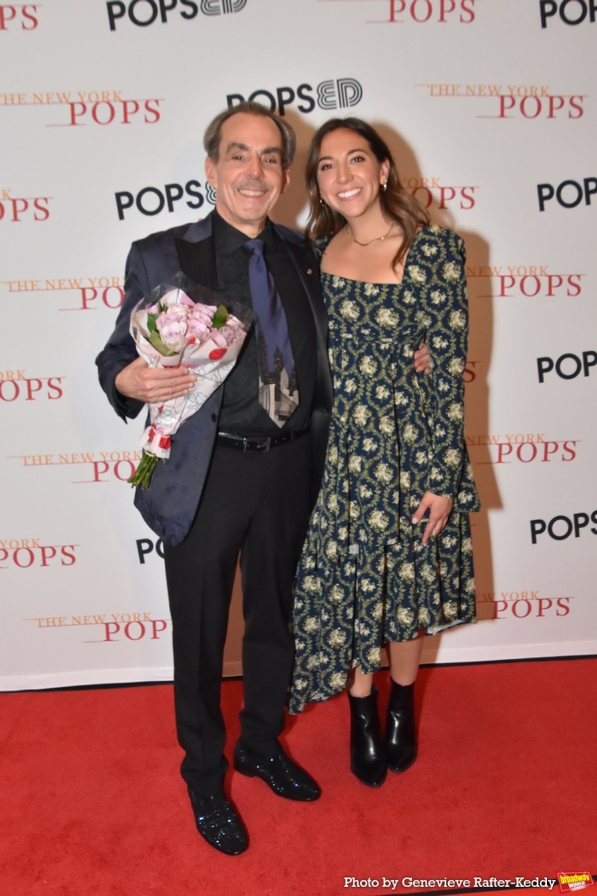 Lee Musiker and his daughter Rachel at 