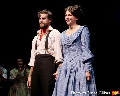 Aaron Tveit and Sutton Foster Photo