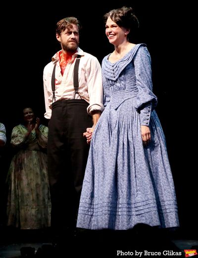 Aaron Tveit and Sutton Foster Photo